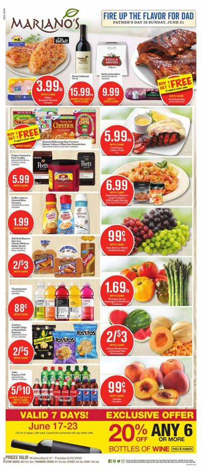Mariano’s Weekly Ad & Flyer June 17 to 23