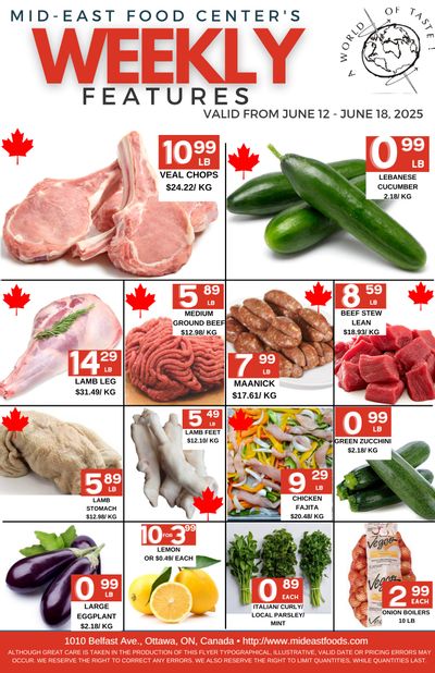 Mid-East Food Centre Flyer June 12 to 18