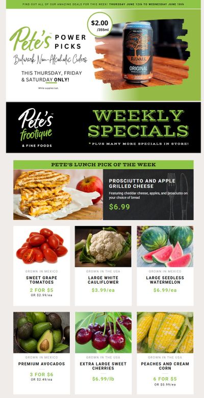 Pete's Fine Foods Flyer June 12 to 18