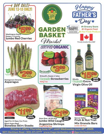 The Garden Basket Flyer June 12 to 18