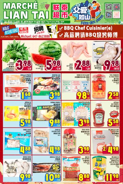Marche Lian Tai Flyer June 12 to 18