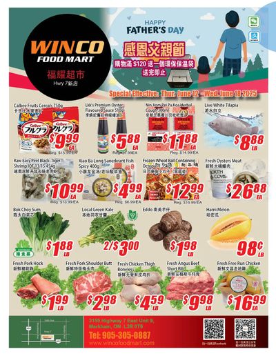 WinCo Food Mart (HWY 7) Flyer June 12 to 18 WinCo Food Mart (HWY 7) Flyer June 12 to 18