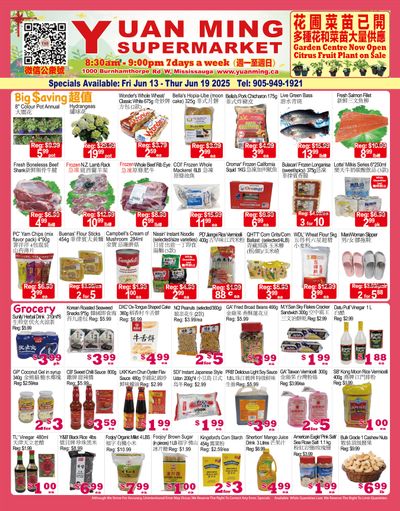Yuan Ming Supermarket Flyer June 13 to 19