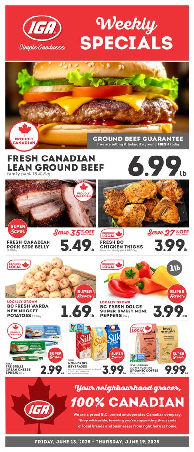 IGA Stores of BC Flyer June 13 to 19 IGA Stores of BC Flyer June 13 to 19