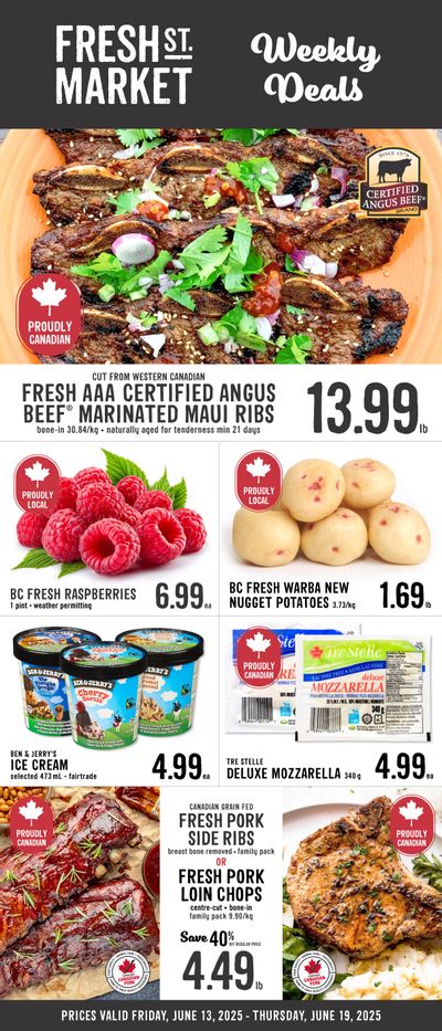 Fresh St. Market Flyer June 13 to 19