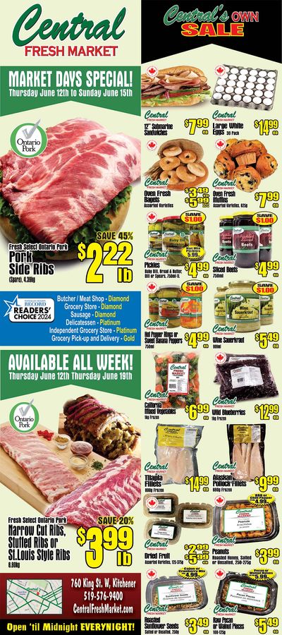 Central Fresh Market Flyer June 12 to 18