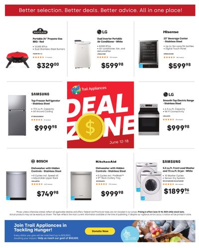 Trail Appliances (BC) Flyer June 12 to 18