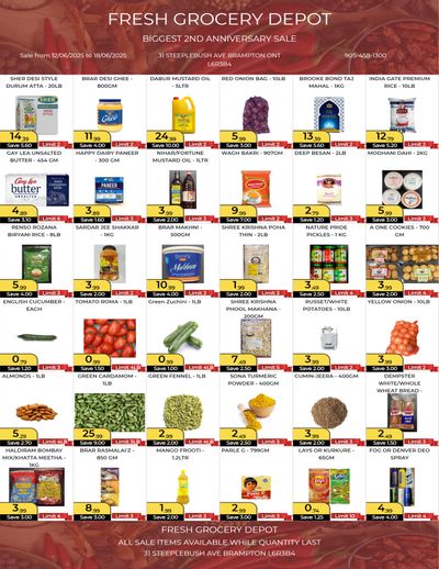 Fresh Grocery Depot Flyer June 12 to 18