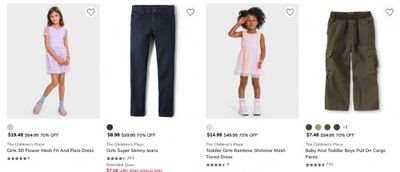 The Children’s Place & Gymboree Canada: up to 60% off Almost Everything + Extra 20% off with Promo Code + Clearance up to 70% Off The Children’s Place & Gymboree Canada: up to 60% off Almost Everything + Extra 20% off with Promo Code + Clearance up to 70% Off