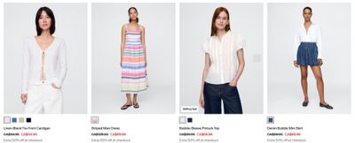 Gap Canada: 60% off Limited Time Deals + Extra 50% off Sale Gap Canada: 60% off Limited Time Deals + Extra 50% off Sale