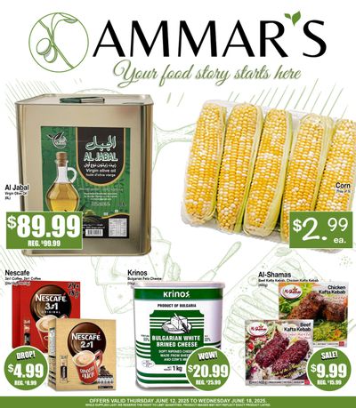 Ammar's Halal Meats Flyer June 12 to 18