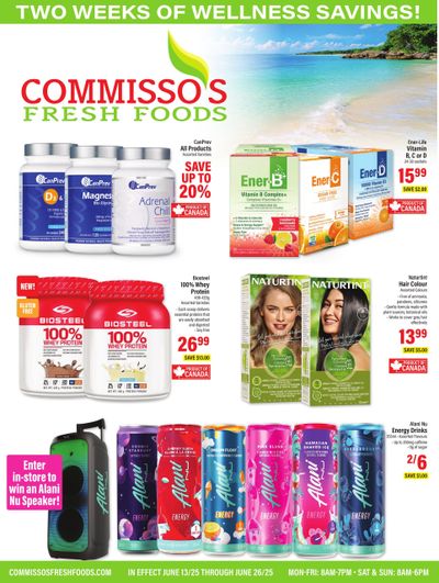 Commisso's Fresh Foods Wellness Flyer June 13 to 26