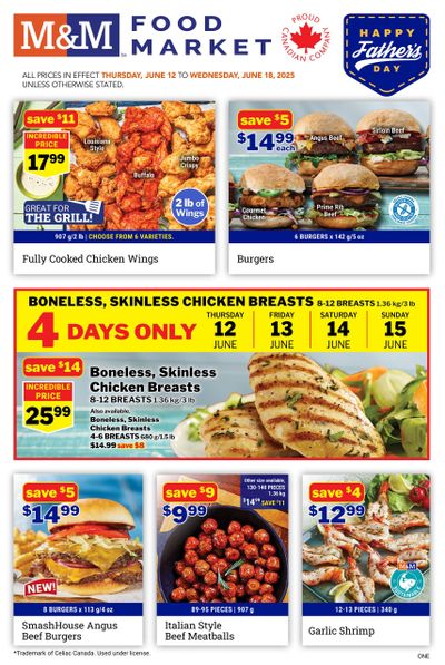 M&M Food Market (ON) Flyer June 12 to 18 M&M Food Market (ON) Flyer June 12 to 18