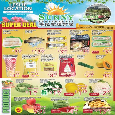 Sunny Supermarket (Leslie) Flyer June 13 to 19