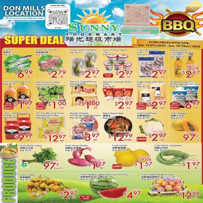 Sunny Foodmart (Don Mills) Flyer June 13 to 19