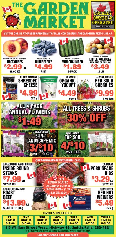 The Garden Market Flyer June 13 to 19
