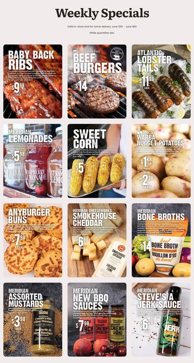 Meridian Farm Market Flyer June 12 to 18