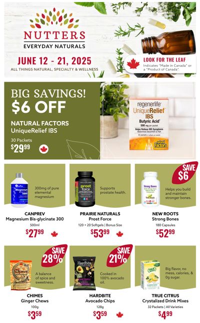 Nutters Everyday Naturals Flyer June 12 to 21 Nutters Everyday Naturals Flyer June 12 to 21