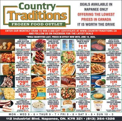 Country Traditions Flyer June 12 to 19