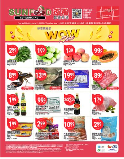 Sunfood Supermarket Flyer June 13 to 19