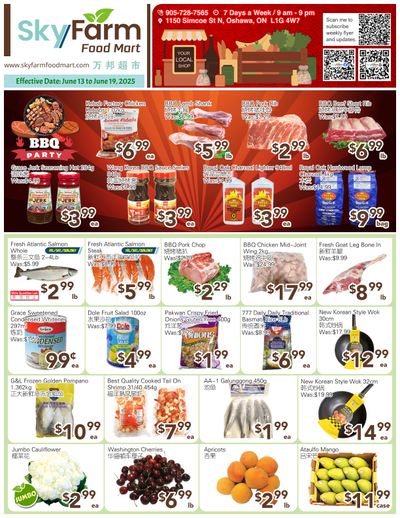 SkyFarm Food Mart Flyer June 13 to 19