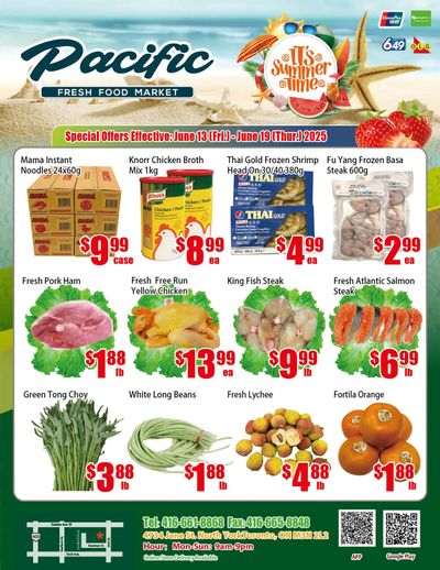 Pacific Fresh Food Market (North York) Flyer June 13 to 19