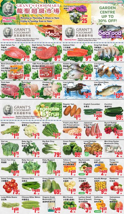 Grant's Food Mart Flyer June 13 to 19