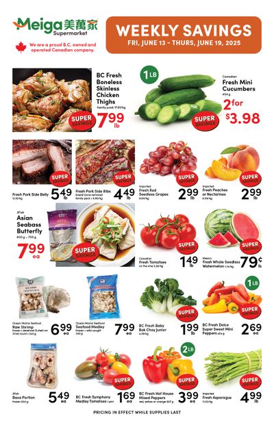 Meiga Supermarket Flyer June 13 to 19