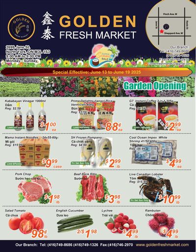 Golden Fresh Market Flyer June 13 to 19