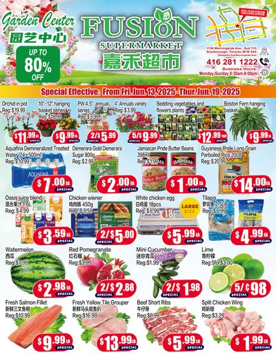 Fusion Supermarket Flyer June 13 to 19