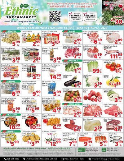 Ethnic Supermarket (Milton) Flyer June 13 to 19