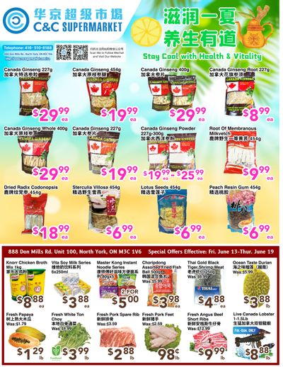 C&C Supermarket Flyer June 13 to 19