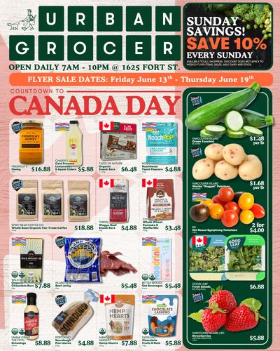 Urban Grocer Flyer June 13 to 19