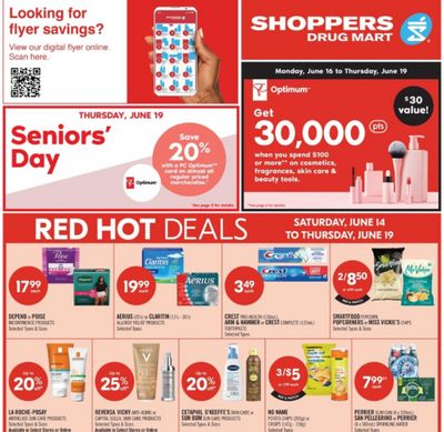 Shoppers Drug Mart Canada: 20,000 PC Optimum Points June 13th – 15th + 2 Day Sale + More Shoppers Drug Mart Canada: 20,000 PC Optimum Points June 13th – 15th + 2 Day Sale + More