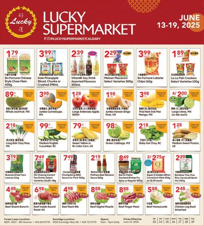 Lucky Supermarket (Calgary) Flyer June 13 to 19