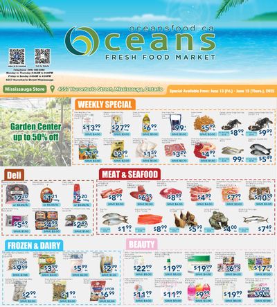 Oceans Fresh Food Market (Mississauga) Flyer June 13 to 19