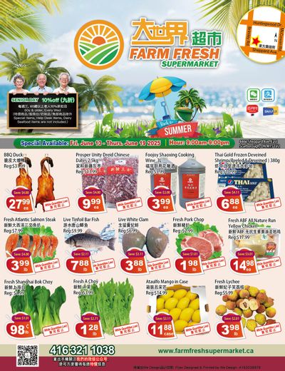 Farm Fresh Supermarket Flyer June 13 to 19