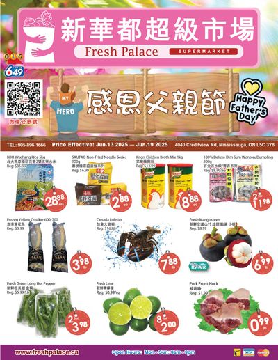Fresh Palace Supermarket Flyer June 13 to 19