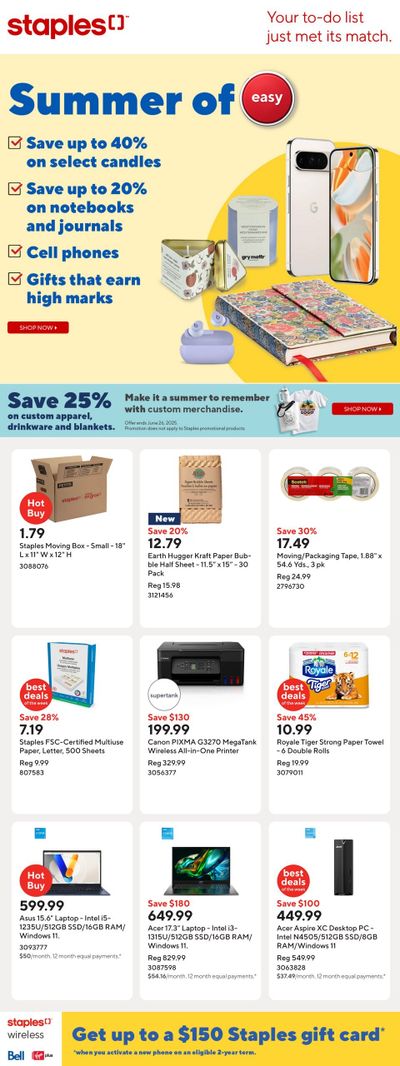 Staples Flyer June 13 to 19