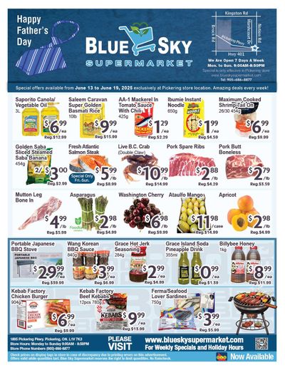 Blue Sky Supermarket (Pickering) Flyer June 13 to 19