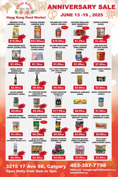 Hong Kong Food Market Flyer June 13 to 19