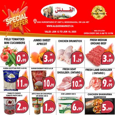 Al-Quds Supermarket Flyer June 13 to 19 Al-Quds Supermarket Flyer June 13 to 19