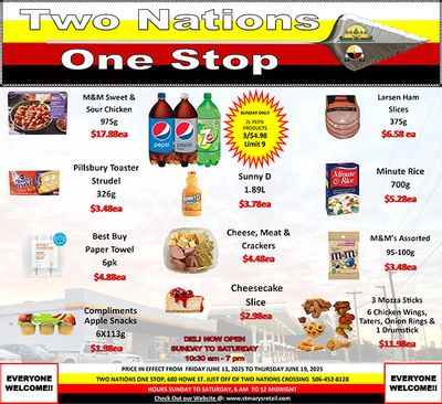 Two Nations One Stop Flyer June 13 to 19