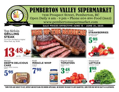 Pemberton Valley Supermarket Flyer June 15 to 21