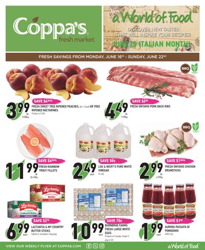 Coppa's Fresh Market Flyer June 16 to 22 Coppa's Fresh Market Flyer June 16 to 22