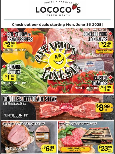 Lococo's Flyer June 16 to 19