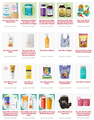 Well.ca Weekly Sales June 16 to 22