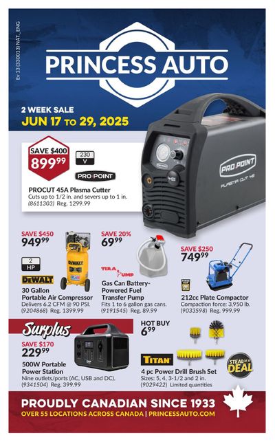 Princess Auto Flyer June 17 to 29