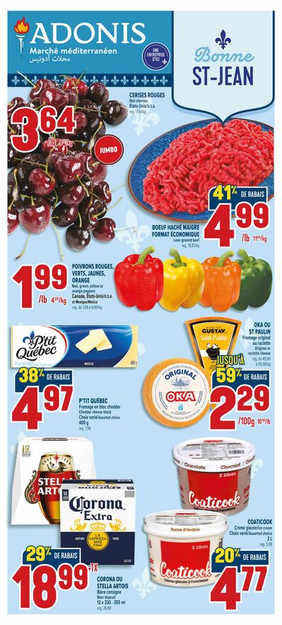Marche Adonis (QC) Flyer June 19 to 25