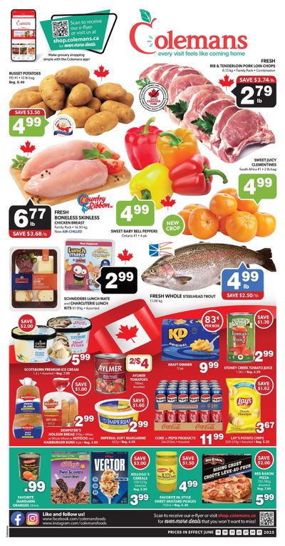 Coleman's Flyer June 19 to 25 Coleman's Flyer June 19 to 25